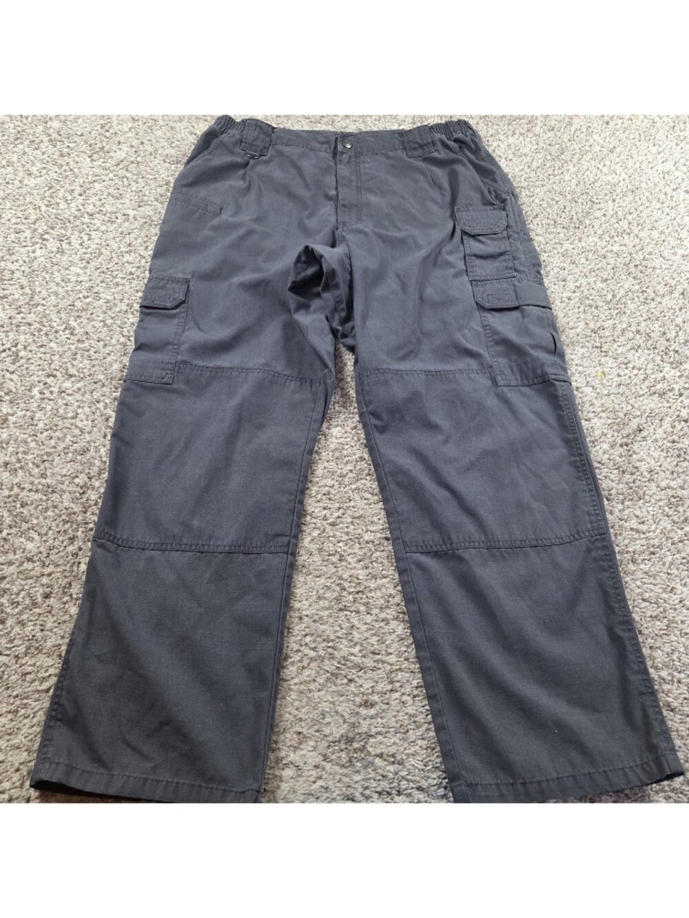 5.11 Tactical Pants Mens 38x30 Gray Cargo Work Ripstop Stretch Distressed